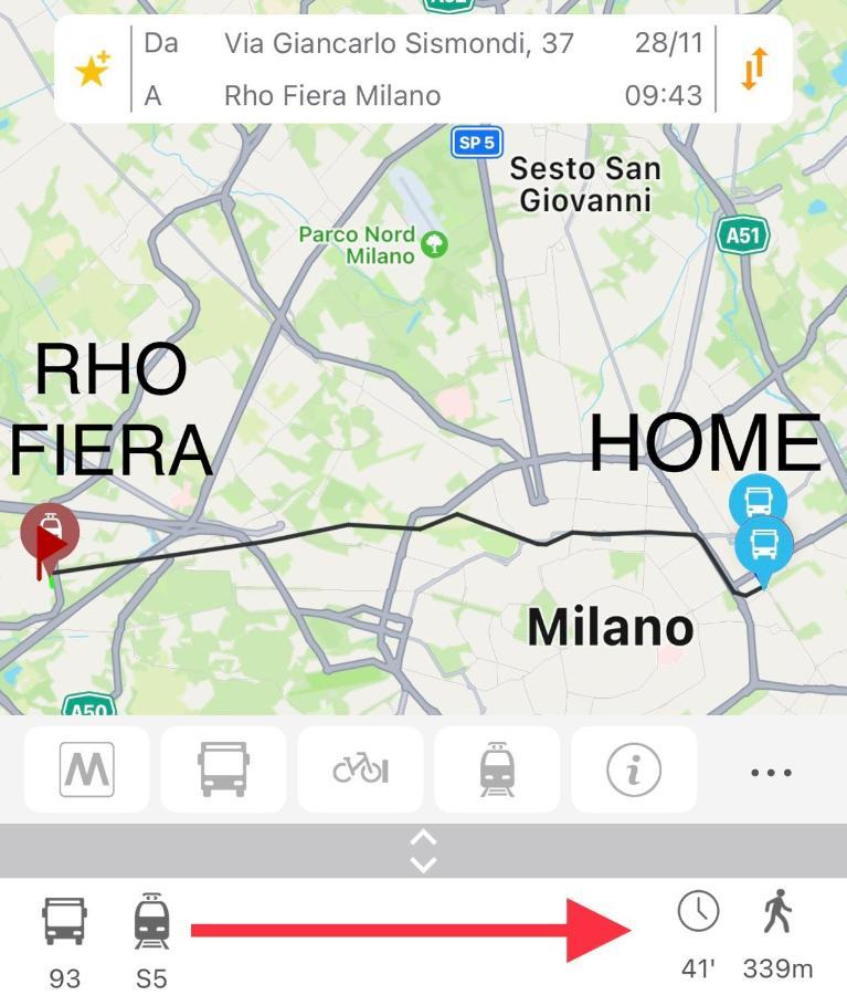 Sismondi New Apt Milan Bagian luar foto